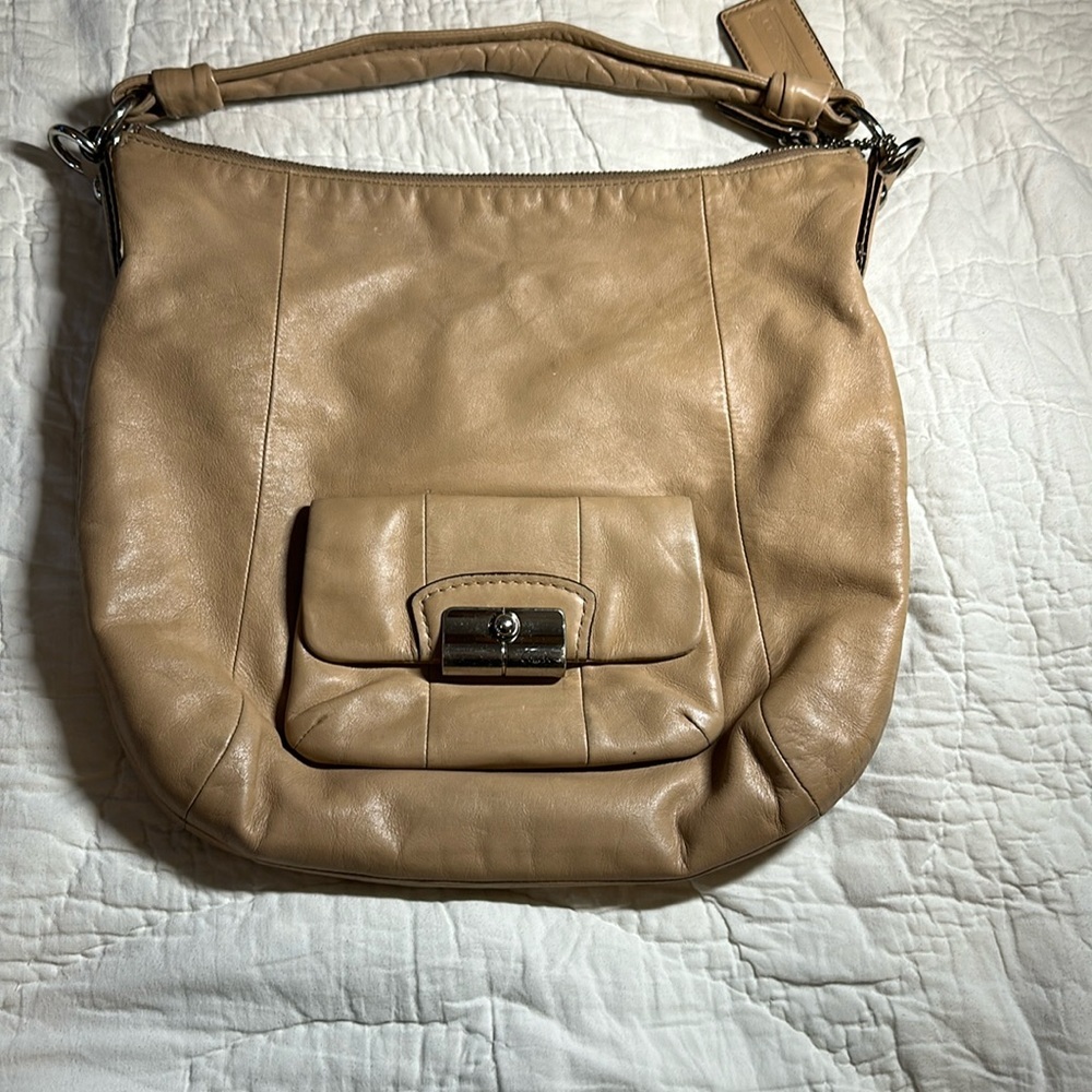 Coach Tan Shoulder Bag